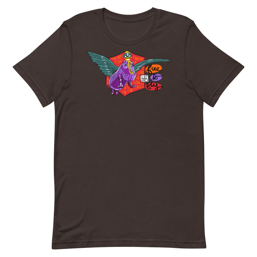 Free to Fly - Lebo Unisex Short Sleeve T-Shirt